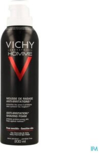 Vichy Homme Anti-irritatie Scheerschuim voor een Gevoelige Huid 200ml - Afbeelding 3