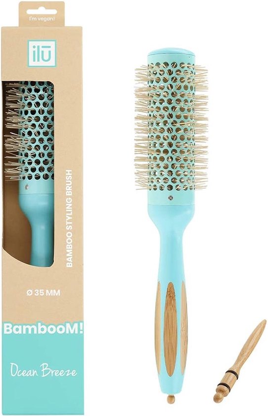 542x840-69 Bamboom - Styling Ocean Breeze Round Brush - 35mm - Afbeelding 1