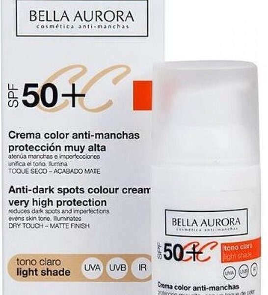 Bella Aurora - Anti Donkere Vlekken Crème Cc Cream Bella Aurora Lichte huidskleur - Vrouwen - 30 ml