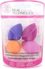 Real Techniques 4 Mini Miracle Complexion Sponges - Make-up spons - Afbeelding 5
