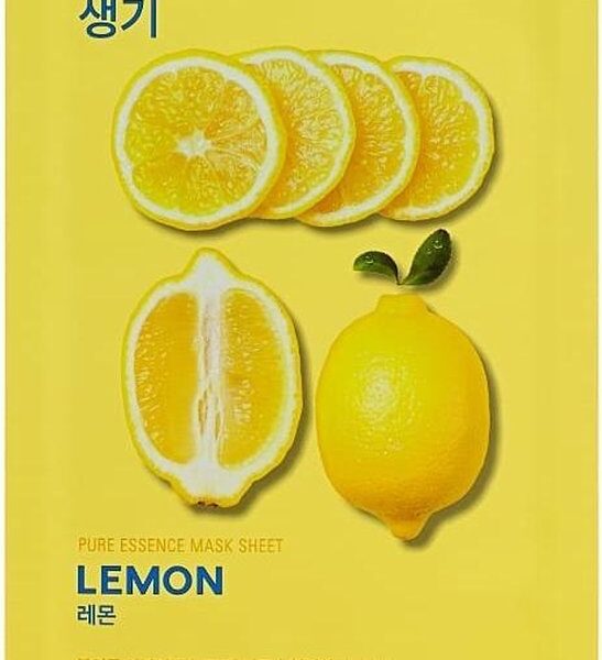 Holika Holika - Lemon Pure Essence Mask Sheet - Tonizující plátýnková maska
