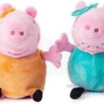 Peppa Pig pluche portemonnee 14 cm - 1 exemplaar