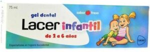 Tandpasta Lacer Kinderen Aardbei (75 ml)