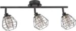 Inspire YW3832-M Baron Plafondlamp Draaibaar (G3) Fitting 3 Spots - Zwart