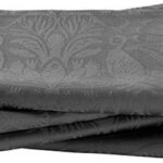 Christian Lacroix - Set van 4 servetten - Donkergrijs - 50 x 50 cm