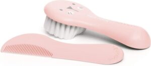 Set of combs/brushes Suavinex Hygge Baby Cepillo Rosa Pink 2 Units (2 Pieces) - Afbeelding 4