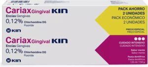 Kin Pasta Cariax Gingival 125ml Pack 2 Units - Afbeelding 2