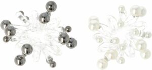 Haarelastiekjes Inca Glanzend Balletjes (2 Onderdelen) - Afbeelding 2