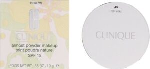 CLINIQUE Almost Powder Makeup SPF15 podk ad w pudrze z ochron  przeciws oneczn  01 Fair 10g - Afbeelding 23