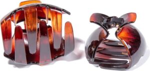 Clip Inca Pinza Concha Francesa Brown Medium 1 Unit