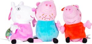 Peppa Pig pluche portemonnee 14 cm - 1 exemplaar - Afbeelding 3