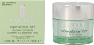 Clinique Age Prevention Superdefense Night Recovery Moisturizer Creme DrogeZeer Droge Huid 50ml - Afbeelding 9