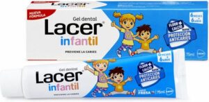Tandpasta Lacer Kinderen Aardbei (75 ml) - Afbeelding 2