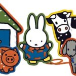 Nijntje rijgkaarten boerderij speelgoed - educatief peuter kleuter speelgoed - Bambolino Toys