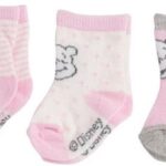 Disney Winnie de Poeh Babysokken Roze - Maat 86/92 - 3 Paar