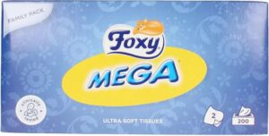 Foxy Mega Tissues 200 Units - Afbeelding 3