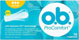 O.B Pro Comfort Normal Tampons 16 Units