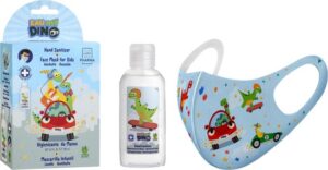 Airval Eau My Dino Mondkapje Met Handgel 100 Ml - Afbeelding 2