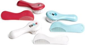 Set of combs/brushes Suavinex Hygge Baby Cepillo Rosa Pink 2 Units (2 Pieces)