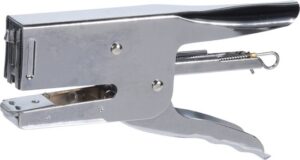 Metalen kantoor nietmachine/niettang klein 17 cm