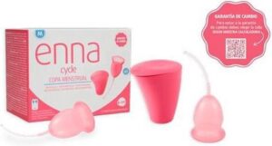 Enna Cycle Menstrual Cup Size M 2 Cups Sterilizer