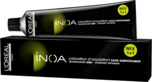 Permanent paint without ammonia  L Oreal Professionnel Inoa 8 0 Fundamental  60ml - Afbeelding 3