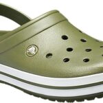 Crocs Instappers Charcoal Kaki - Maat 32/33