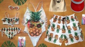 Towers swimwear Tropical ananas Zwemshort - Afbeelding 4