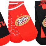 3 Paar - Psv Kids Enkelsokken Maat 31/34