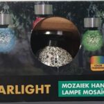 Mozaiek Hanglamp Led Solar Gekleurd / 3 Stuks