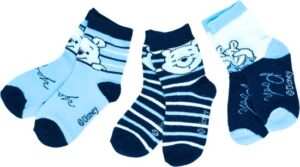 3 Paar Assorti - Disney Baby Winnie de Poeh Sokken - Maat 86/92