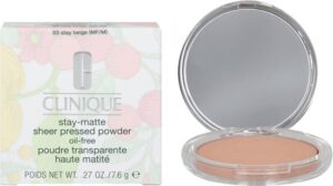 Clinique Stay-Matte Sheer Pressed Powder - 03 Stay Beige - 7,6 g - Afbeelding 5