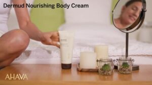 AHAVA Dermud Nourishing Body Cream - Relieves Roughness, Softens Skin, Hydrates Dry & Sensitive Skin, Enriched by Dermud Mud Complex, Osmoter, Aloe Vera Leaf, Vitamin E, Zinc & Allantoin, 3.4 fl.oz - Afbeelding 2