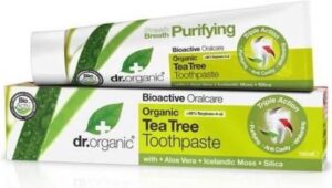 Dr Organic Tea Tree Purifying Toothpaste 100ML - Afbeelding 3