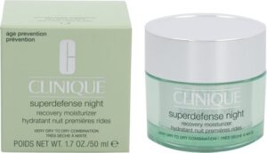 Clinique Age Prevention Superdefense Night Recovery Moisturizer Creme DrogeZeer Droge Huid 50ml - Afbeelding 6