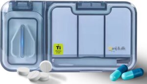 Pillensnijder | Pillenslijter en Pillenhouder van Snij&Slik â€“ Innovatief 2-in-1 Ontwerp en een Slimme Oplossing Door zijn Gebruiksgemak | Veiligheid | Duurzaam en Compact | Formaat van 11,9 x 6,3 x 1,8 cm | - Afbeelding 19