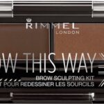 Rimmel London Brow this way Eyebrow kit - 002 Brown - Wenkbrauwpoeder