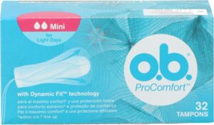 o.b.® ProComfort Mini Tampons -32 stuks - Afbeelding 2