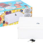 Qualitytimer Wit. Opbergdoos voor mobiele telefoon (met oplaadstation voor max 5 apparaten)