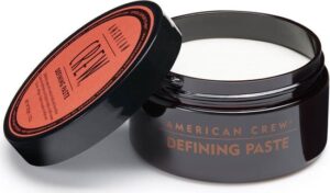 American Crew Defining Paste with Medium Hold and Low Shine, Gifts for Men, for Thickening and Texture, Matte Finish, Hair Styling Wax for Men - 85 g