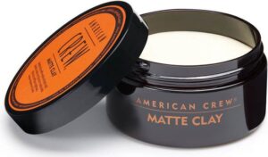 American Crew Texturising Matte Clay with Medium Hold and Low Shine, Gifts for Men, for Control and Definition, Non-Greasy formula, Hair Styling for Men - 85 g