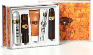Cuba - Cuba Must Have Gold Gift Set 100 ml, 35 ml , After Shave 100 ml shower gel 200 ml and 200 ml deospray - 100ML - Afbeelding 3