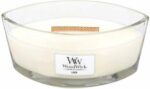 WoodWick Heartwick Flame Ellipse Geurkaars - Linen - Afbeelding 6