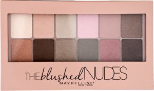 Maybelline New York - The Blushed Nudes Palette - Oogschaduw palette met 12 Nude Kleuren Oogschaduw