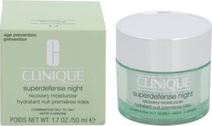 Clinique Superdefense Night Recovery Moisturizer Nachtcrème Vette huid 50 ml - Afbeelding 5