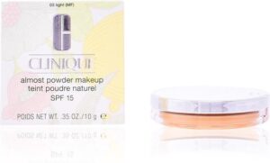CLINIQUE Almost Powder Makeup SPF15 podk ad w pudrze z ochron  przeciws oneczn  01 Fair 10g - Afbeelding 21