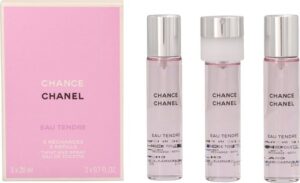 Chanel Chance Eau Tendre EDT 3 x 20 ml napln do kapesniho spreje W