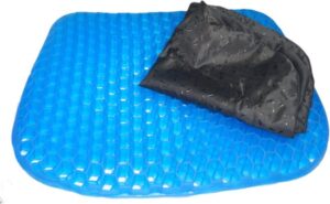 Comfort Gel Pillow Seat Blauw - zitkussen - honingraatstructuur