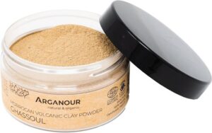 Kleimasker voor Gezicht en Haar Ghassoul Arganour (100 g) - Afbeelding 2