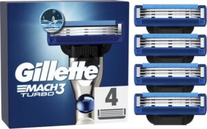 Lames De Rasoir Pour Homme Mach3 Turbo X4 GILLETTE